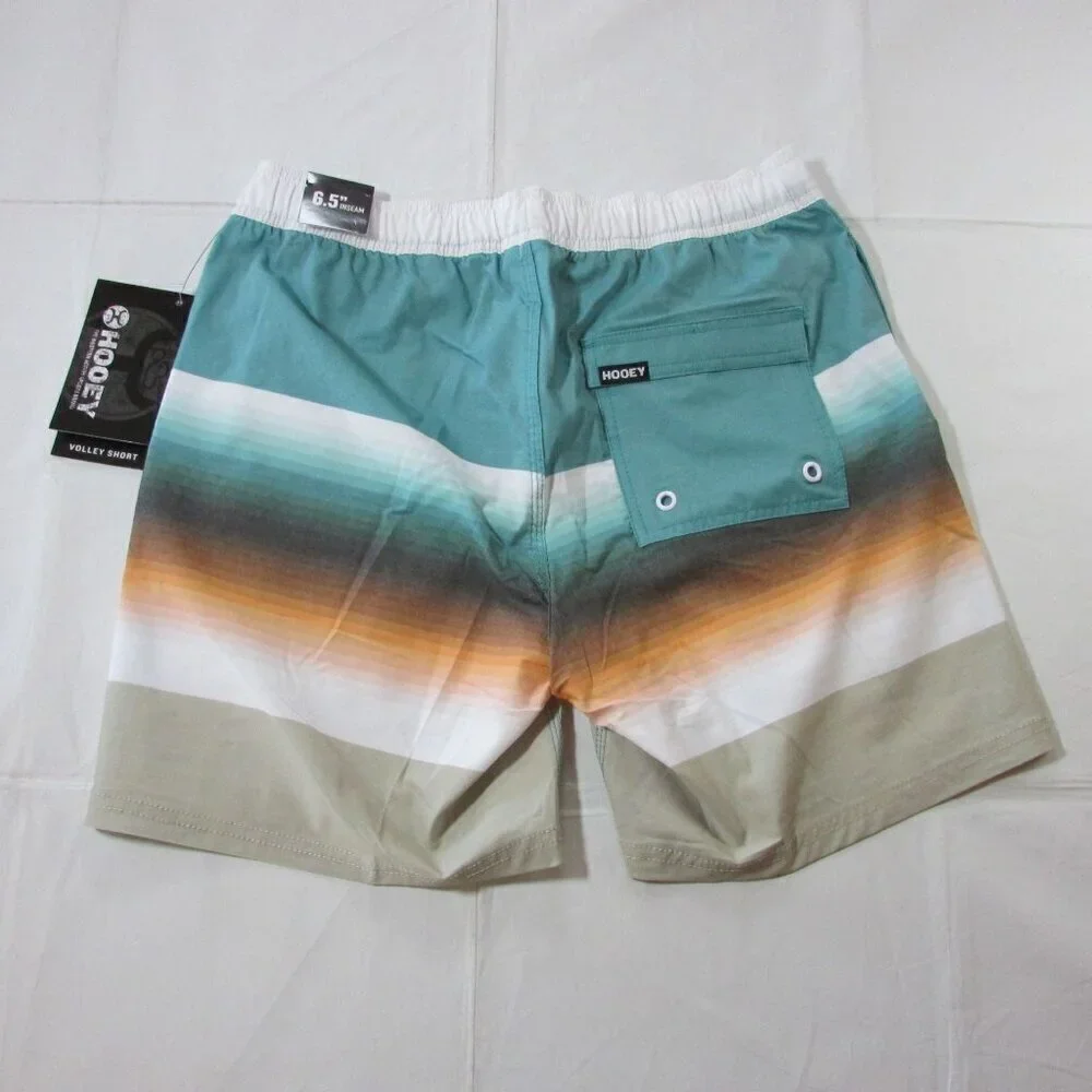 Hooey Men's Big Wake Volley Board Short Swim Trunks Serape Stripe
